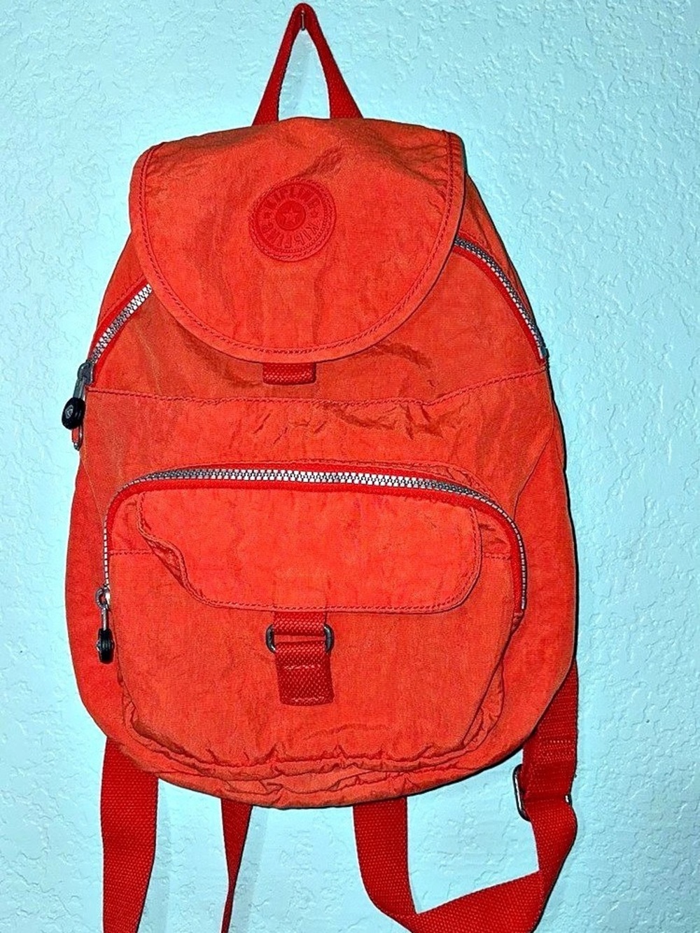 Kipling Orange Backpack